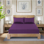 Extra Deep 25 cm Luxury Fitted Sheets - Plain Dyed, Shrinkage and Fade Resistant Bottom Sheet