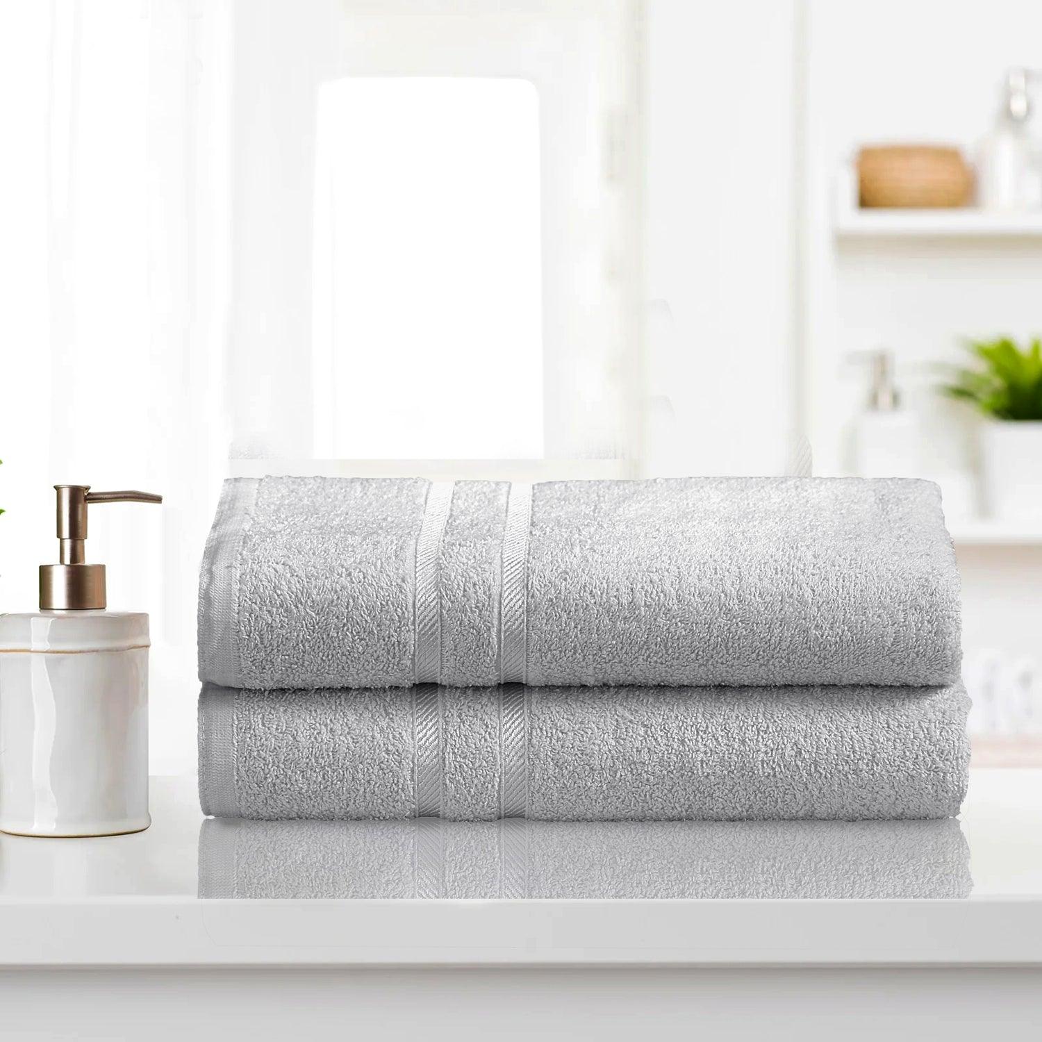Luxurious Bath Sheet Towel - Pack of 2 | Quick Drying Highly Absorbent