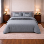 Premium Velvet Panel Duvet Cover Set – Soft Luxury Bedding Upgrade