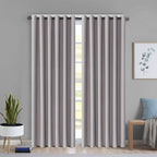 Blackout Curtains – Thermal Insulated Eyelet Panel Pair for Complete Light Blocking