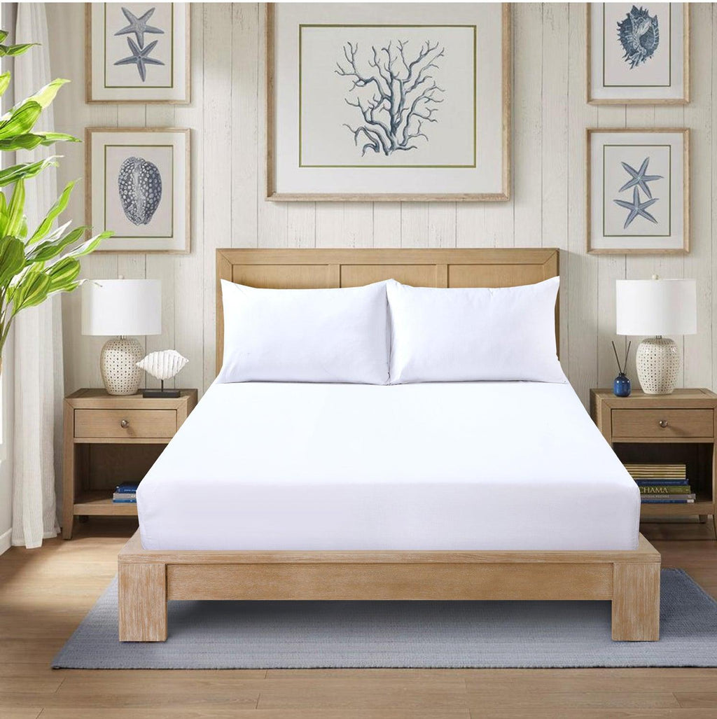 Extra Deep 25 cm Luxury Fitted Sheets - Plain Dyed, Shrinkage and Fade Resistant Bottom Sheet