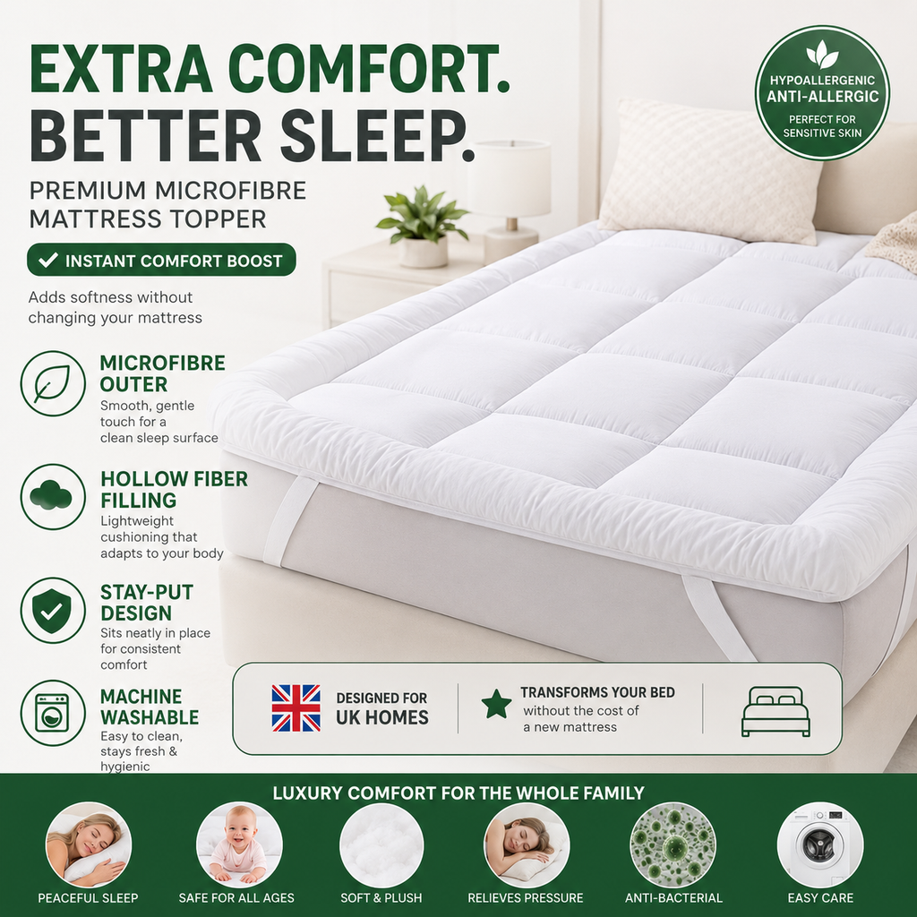 MillPrice Mattress Topper – Soft Material Comfort Layer