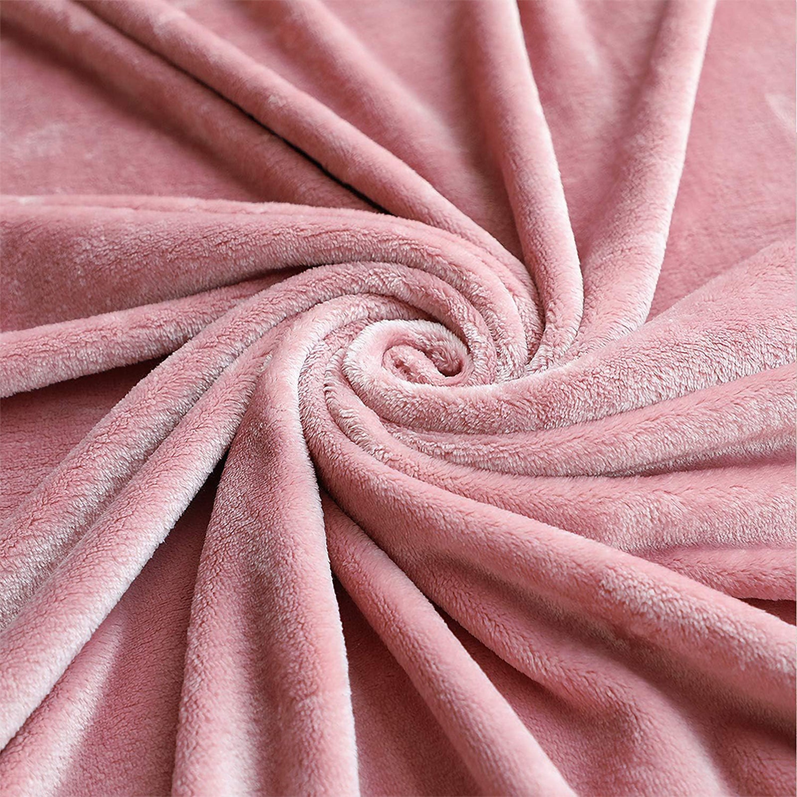 MillPrice Plain Fleece Throw Blanket – Soft Everyday Warmth