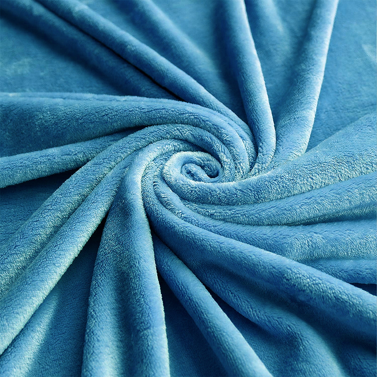 MillPrice Plain Fleece Throw Blanket – Soft Everyday Warmth