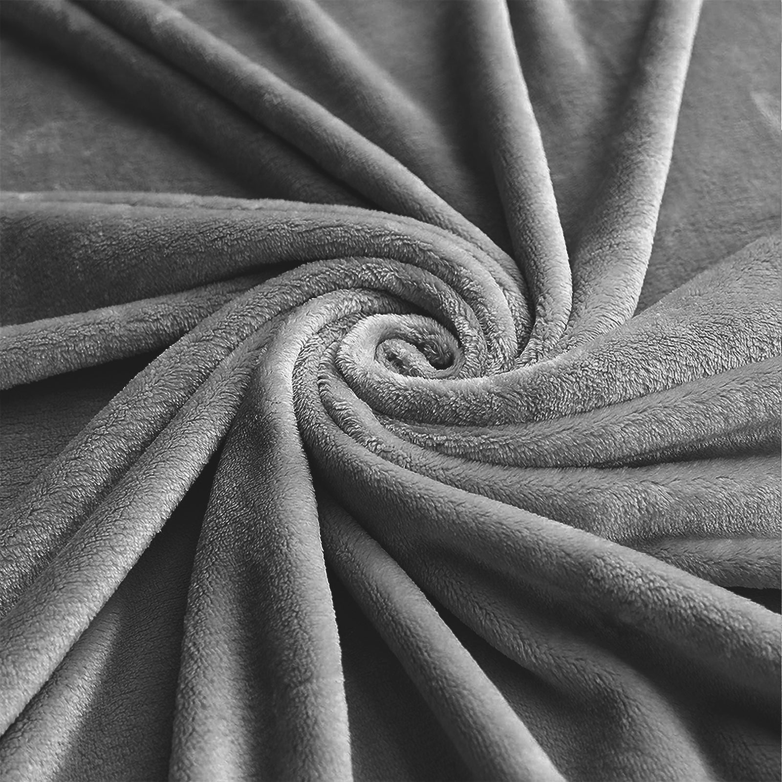 MillPrice Plain Fleece Throw Blanket – Soft Everyday Warmth