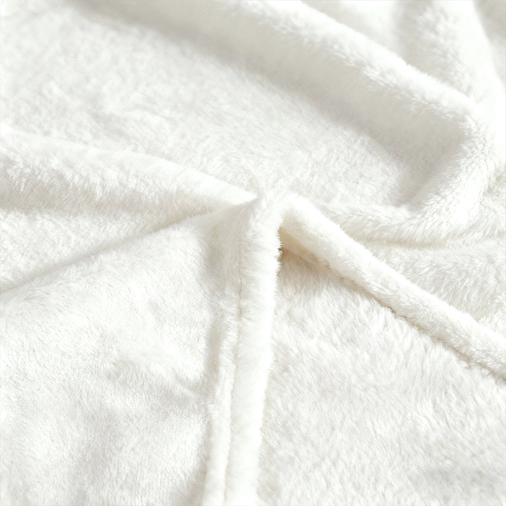 MillPrice Plain Fleece Throw Blanket – Soft Everyday Warmth