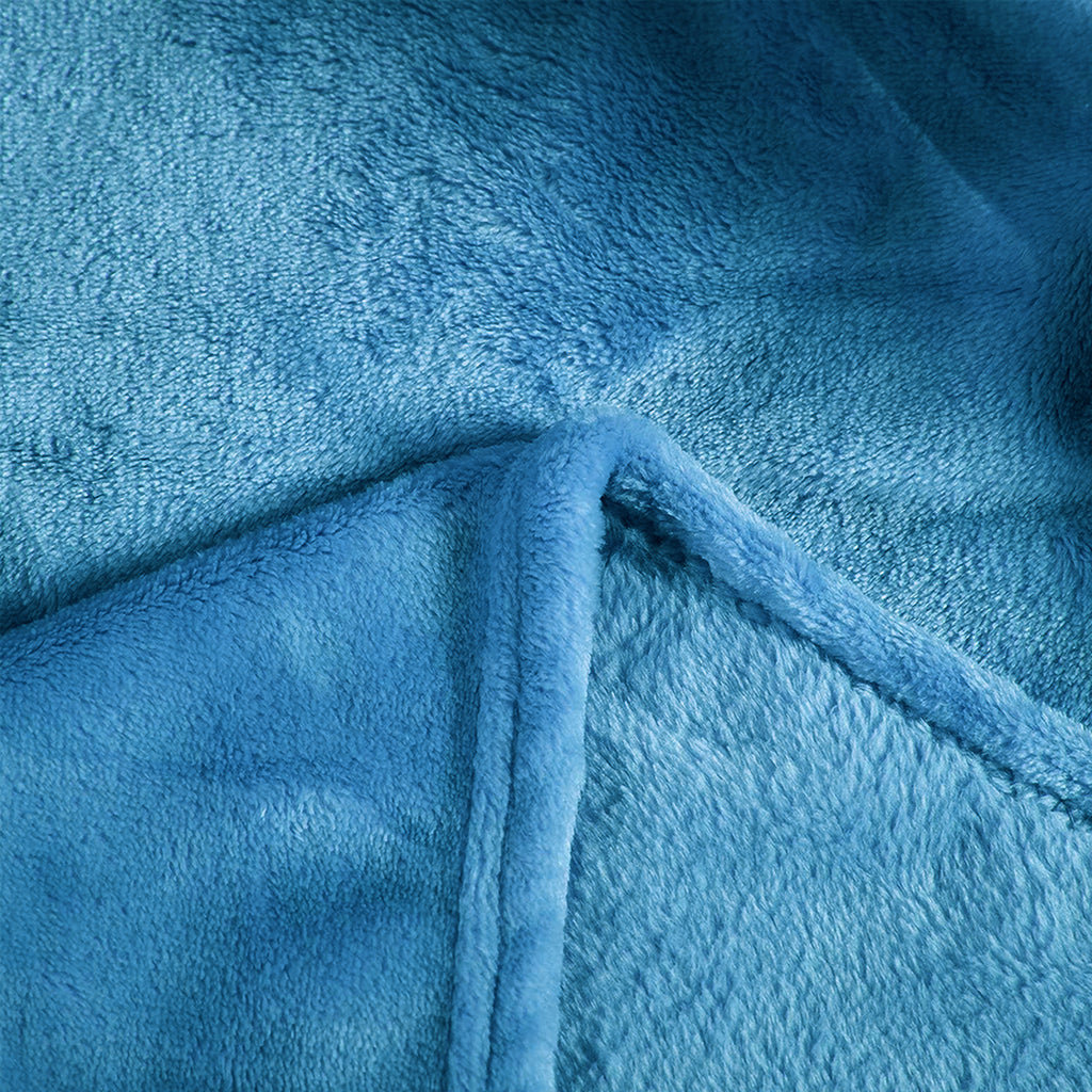 MillPrice Plain Fleece Throw Blanket – Soft Everyday Warmth