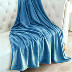 MillPrice Plain Fleece Throw Blanket – Soft Everyday Warmth