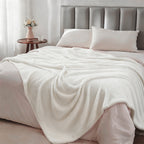 MillPrice Plain Fleece Throw Blanket – Soft Everyday Warmth