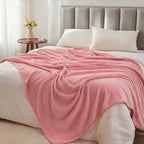 MillPrice Plain Fleece Throw Blanket – Soft Everyday Warmth