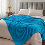 MillPrice Plain Fleece Throw Blanket – Soft Everyday Warmth