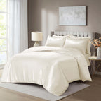 Luxury Satin Silk 6-Piece Bedding Set – Duvet Cover, Fitted Sheet & Pillowcases – Hotel-Style Soft, Elegant Bed Linen UK Sizes
