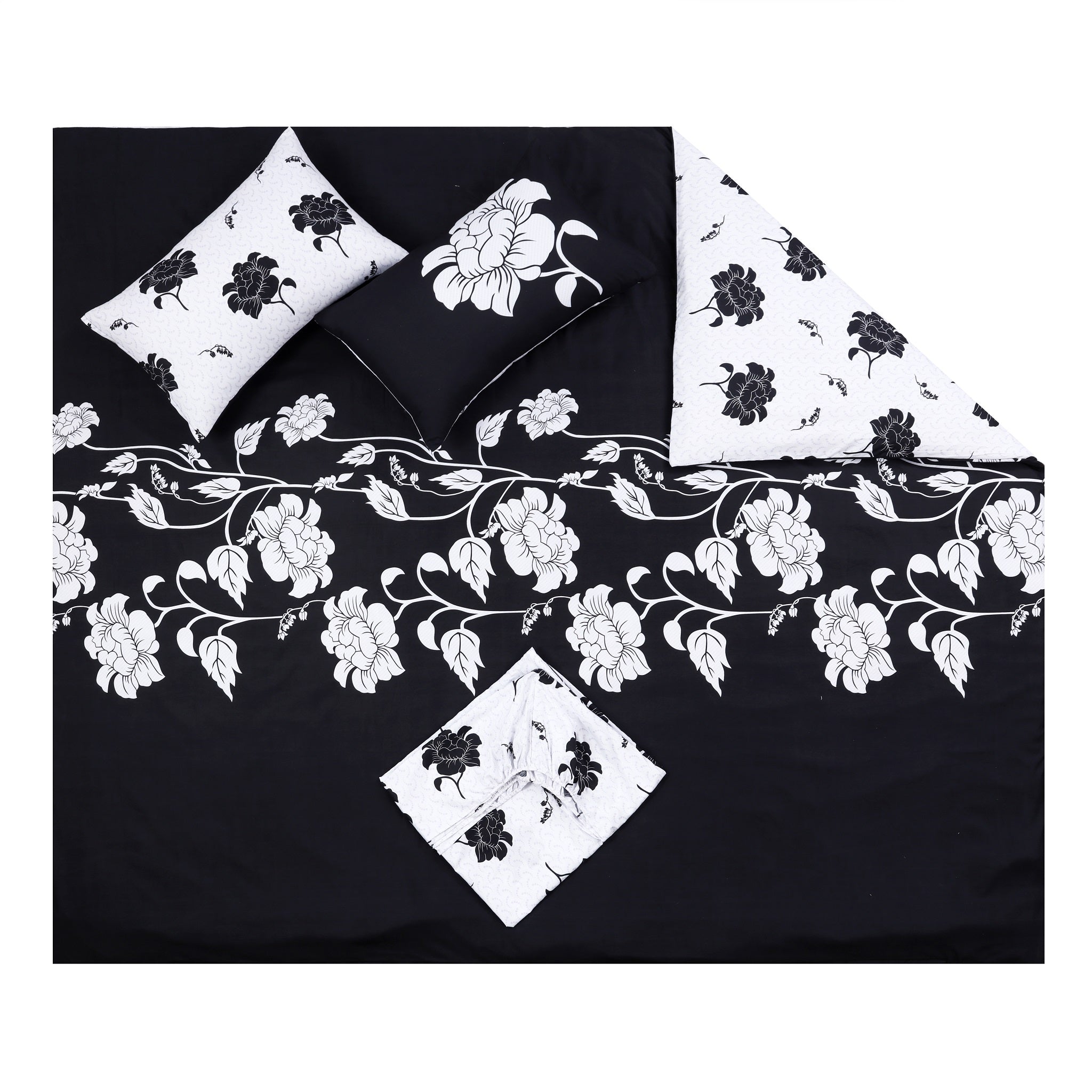 MillPrice Soft 4-Piece Bedding Set – Luxury Duvet Cover + Fitted Sheet And 2 Pillowcases